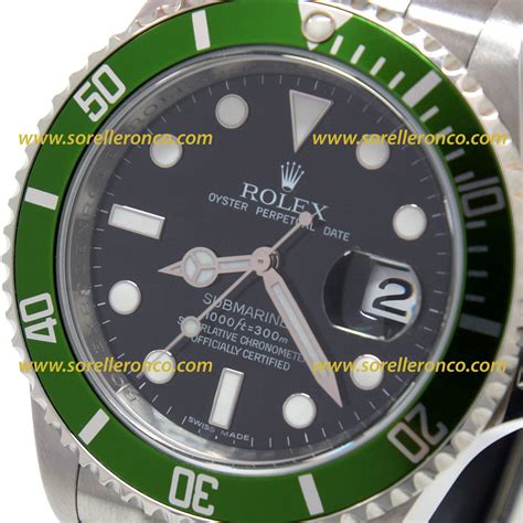 rolex con ghiera celestin|Rolex Submariner Date Ghiera Verde 2005 Pellicolato .